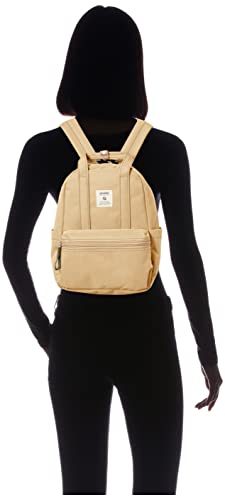 Anello Grande CRAFT GTM0304 Women's Water-Repellent Mini Backpack, Small, A5 Size, Beige, One Size