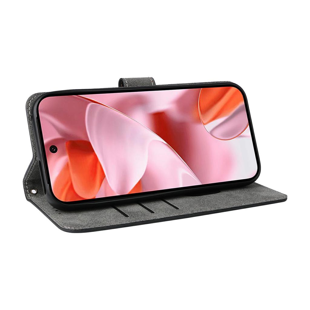 Für Google Pixel 10/10 Pro Hülle Brieftasche RFID-Blockierung PU-Leder Handyhülle Ständer mit Riemen