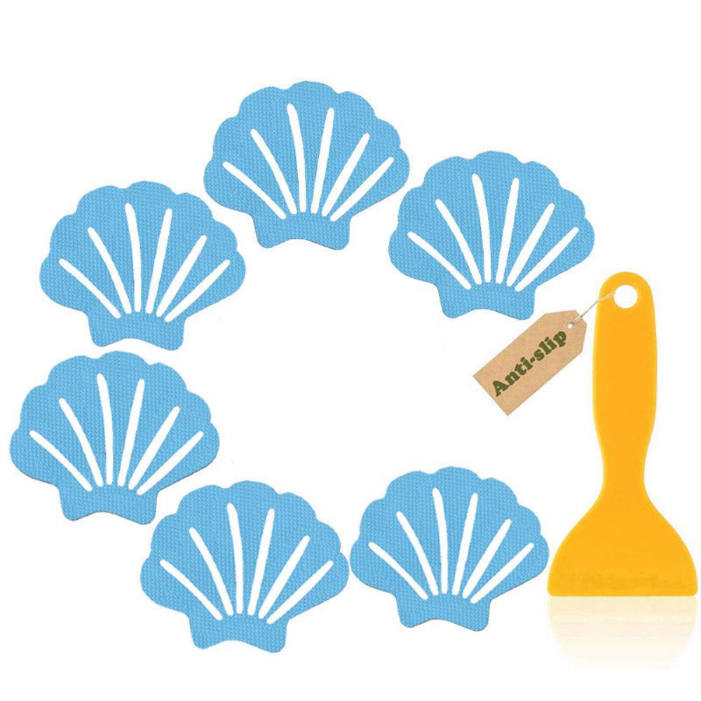 

12/20 шт. противоскользящие резиновые Нескользящие наклейки для ванной комнаты, ванны, душа, противоскользящая полоска, наклейка в форме ракушки для купания, пол 12pcs