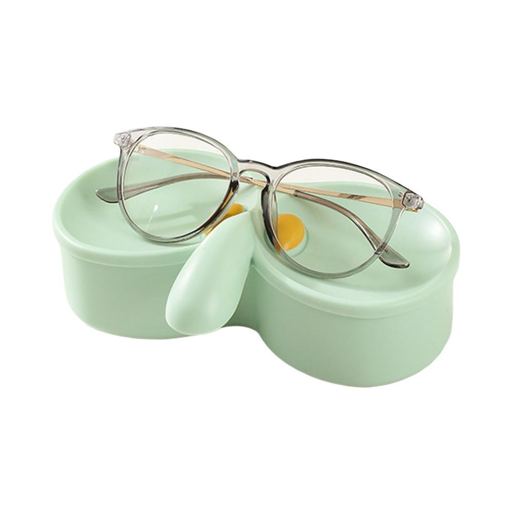 

Легко установить Держатель для очков в виде животного Подставка-стойка для демонстрации солнцезащитных очков в форме носа Бытовой зелёный