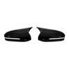 Car Side Door Rearview Horn Mirror Cover Fit For KIA K5 Optima 2011 2012 2013-2015 Cap Sticker Trim ABS Carbon Fiber Style Black
