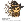 Halloween Door Sign Skeleton Ghost Cat Pumpkin Wooden Welcome Sign