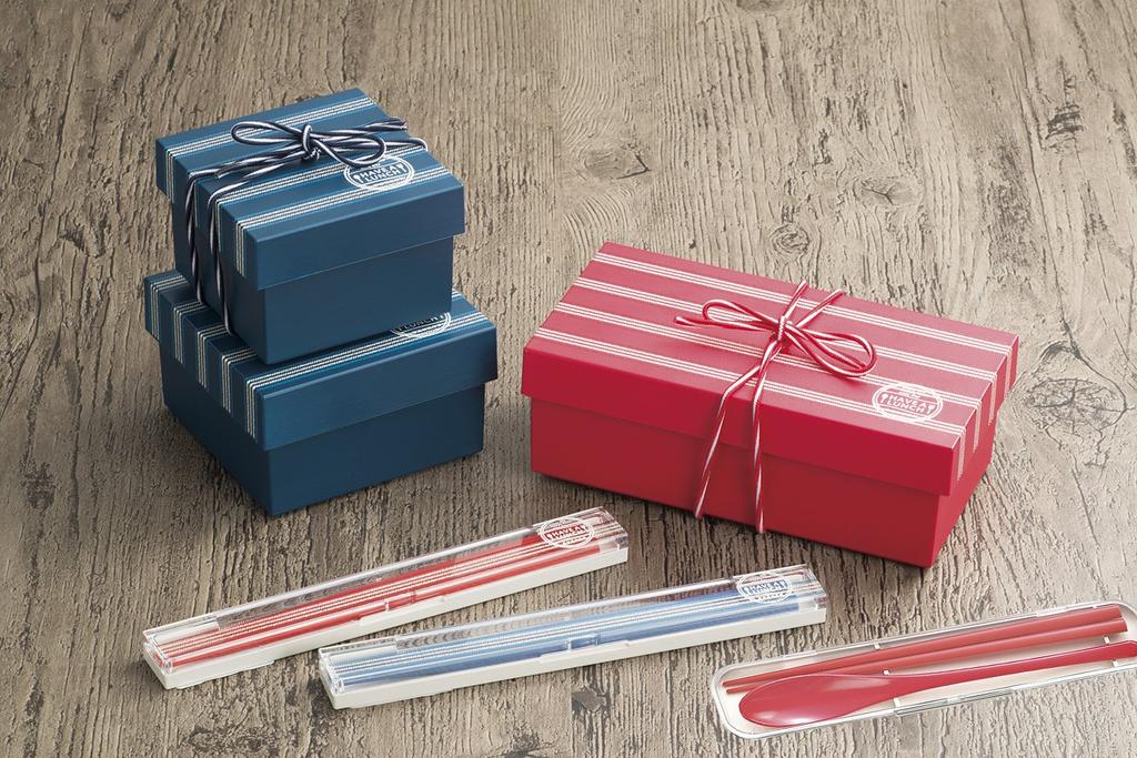 Vario Lunch Spoon & Chopsticks, Red, 4512951106732