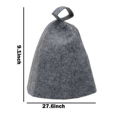 27.6*9.1inches Sauna Hat Anti Heat Foldable Porosity