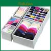 4pcs Organizer Set Box Bra Underwear Houseware Drawer Divider Storage Drawer Grid Storage Box