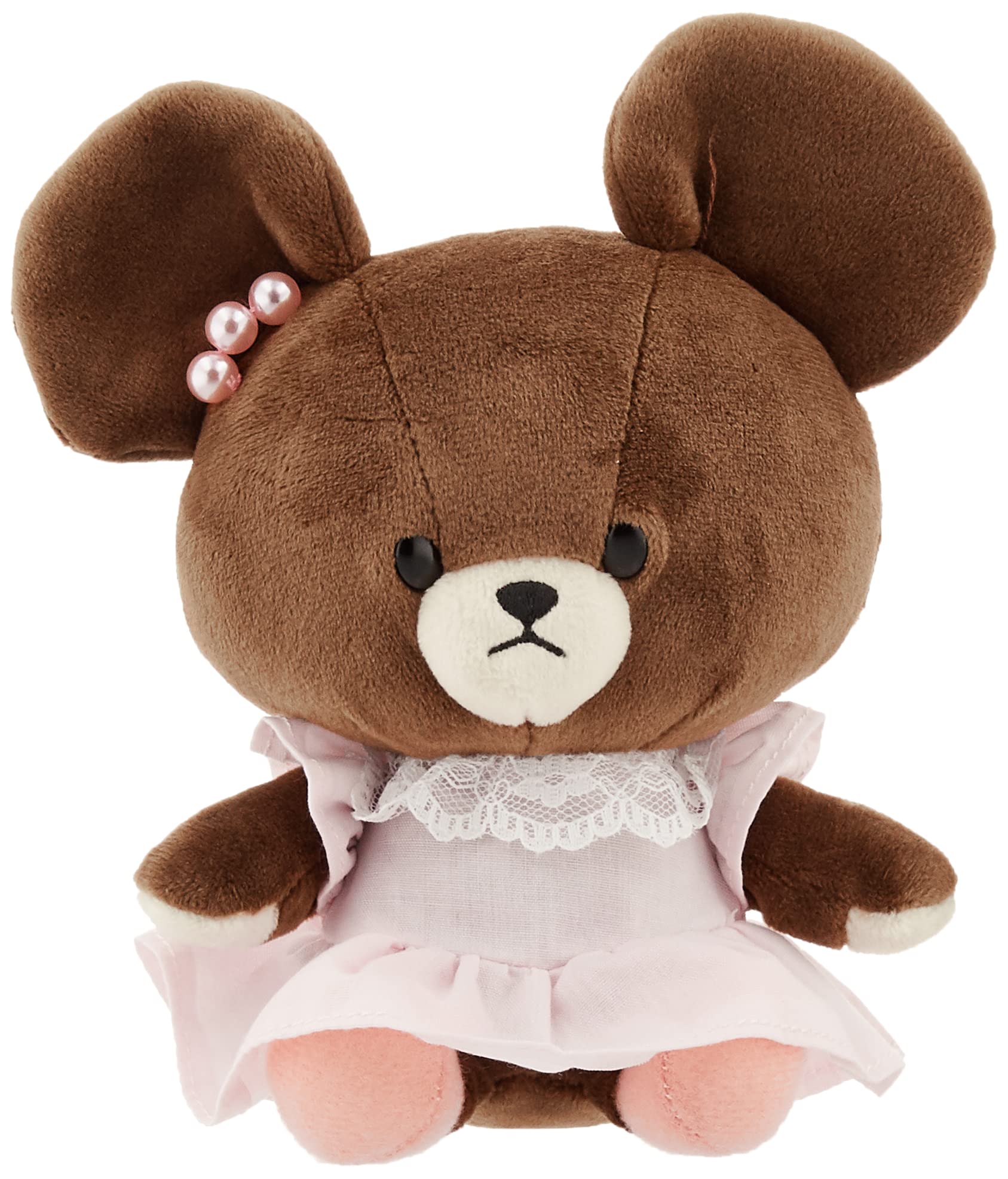 

Nakajima Corporation Bear School Мягкое розовое платье для куклы Bean 172488