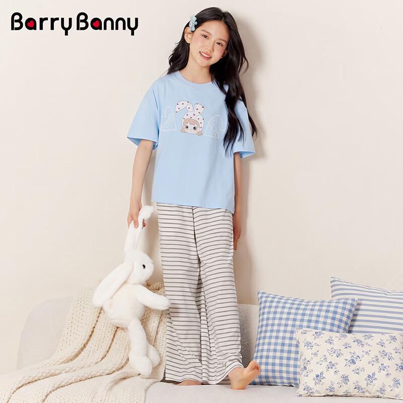 BARRY BANNY Girls' Cartoon Print Short Sleeve T-Shirt