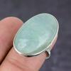 Aquamarine Handmade 925 Sterling Silver Jewelry Ring Size 7 z2i70