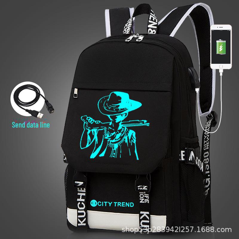 Men's Large Capacity Casual Backpack - Korean Style for High School and Junior High Students