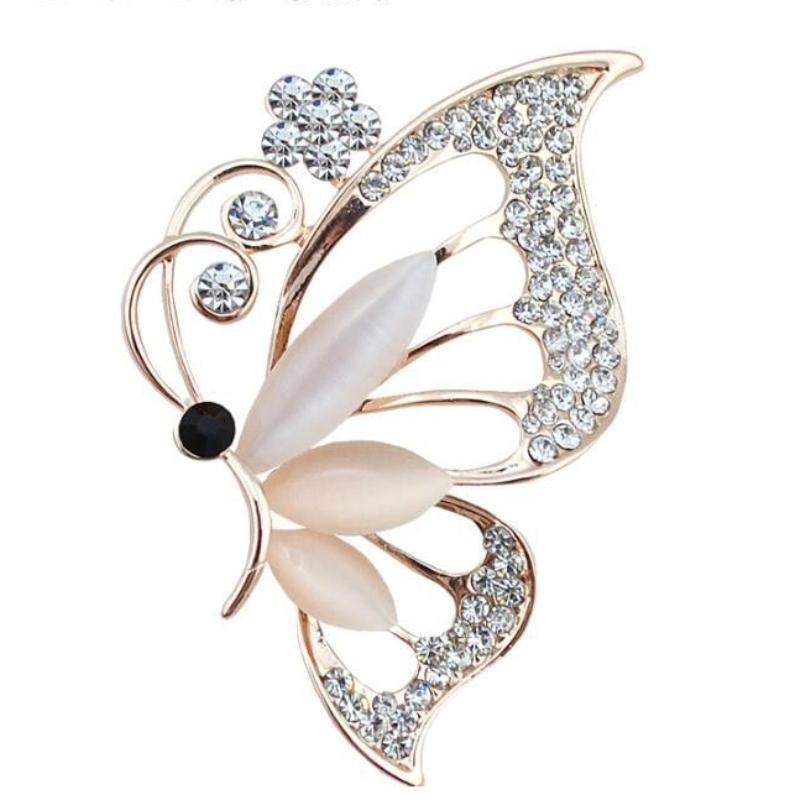 1 Pc Fashionable Vintage Charm Butterfly Brooch, Clothing Accessories, Commemoration Gift Elegant Butterfly Brooch for Women