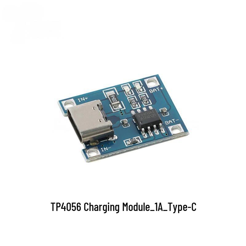 TP4056 18650 Lithium Battery Charging Board, 1A, with Overcharge & Discharge Protection, Compatible with 3.6V-4.2V Batteries