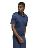 Adidas Golf Golf Tonal Short Sleeve Stretch Shirt, Print, Shirt, Men's, White/Grey Two, J/M