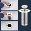Bathroom Sink Plug Stopper Pop-Up Sink Drain Strainer Plug Sink Strainer Filter Sewer Device Shower Hair Stopper Bathroom Tool