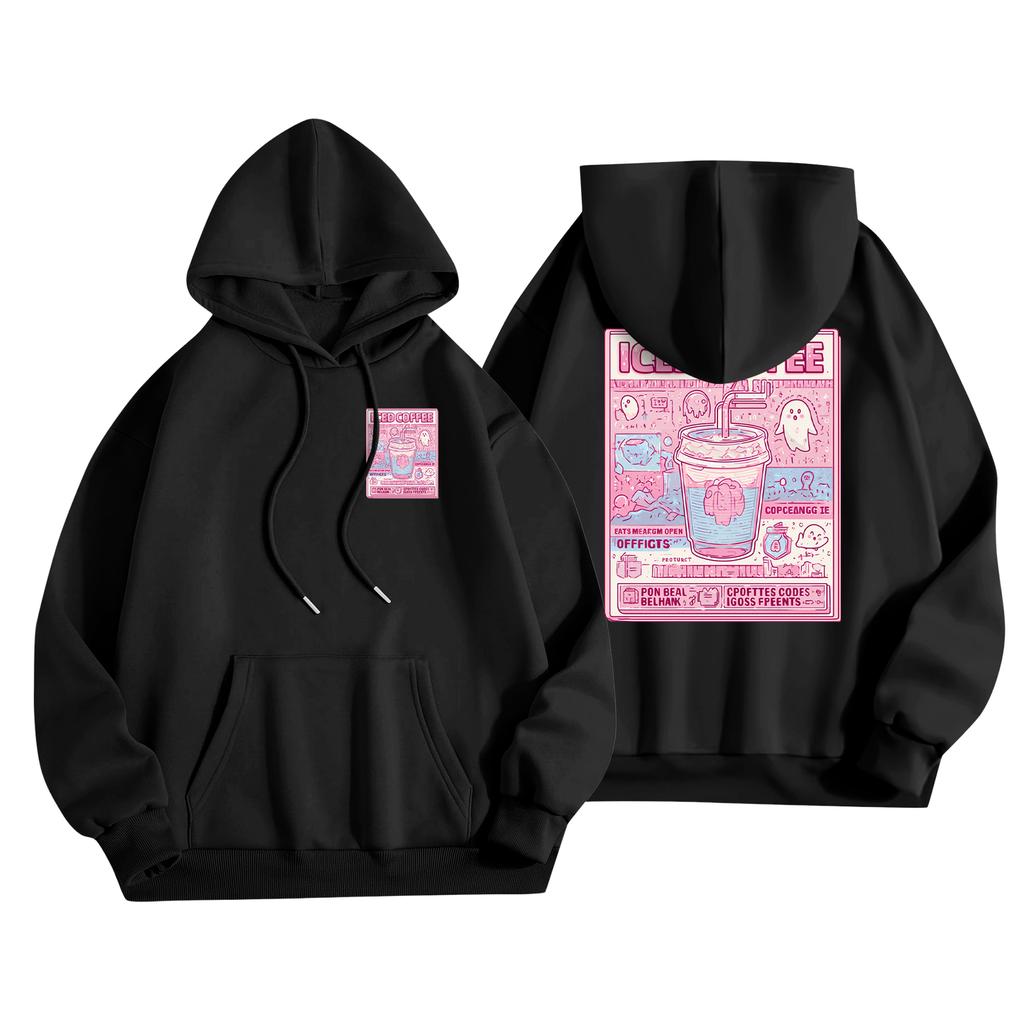 Children's Casual Fashion Halloween Print Long-Sleeved Hooded Sweatshirt