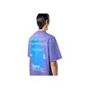 STONE ISLAND Letter Logo Round Neck Drop Shoulder Short Sleeve T-Shirt Men Tops Lavender K1S152100016S0089-V0047