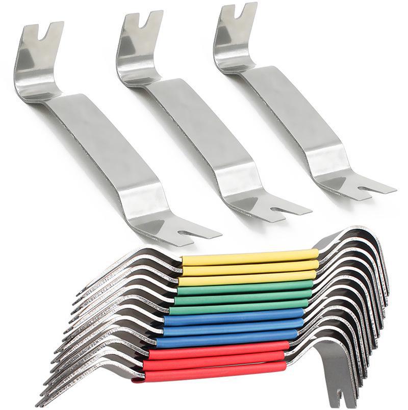Set of 6 Stainless Steel Car Audio Pry Tools for Interior Door Panel and Sound Insulation Removal