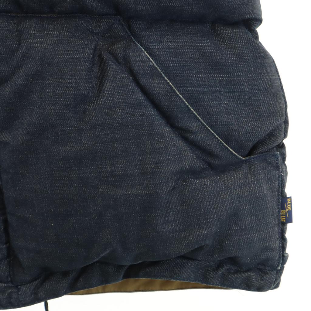 Blue Blue Made In USA Crescent Down Work Denim Down Jacket S Navy Men's Used