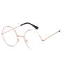 Korean Retro Round Frame Glasses: Japanese Metal Literary Style, Non-Prescription, Timeless Fashion
