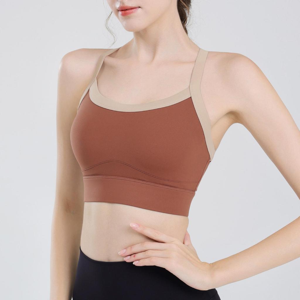 Shockproof Sleeveless Sports Bra: Quick-Dry Yoga Vest for Women