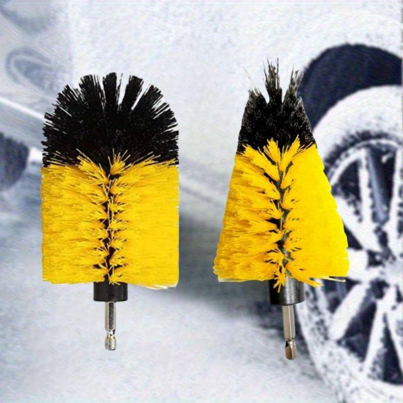 Drill Brush Cleaning Kit Scrub Brush Pad Set Car Tire Wheel Rim Cleaning Polishing Brush Attachment