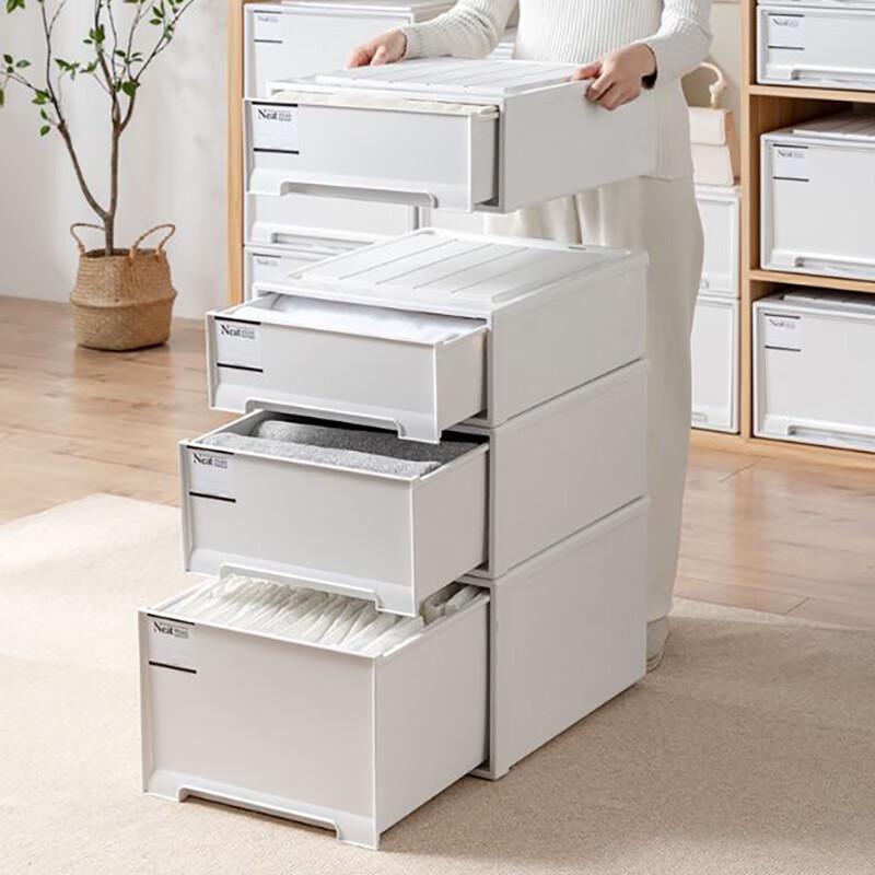 JINGRUIXIANG Stackable Drawer Storage Box