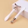 2Pcs/Set Zinc Alloy T-Shaped Eye Cream Massage Stick With Scoop Eye Manual Massage Tool Set Beauty Face Eye Massage Stick