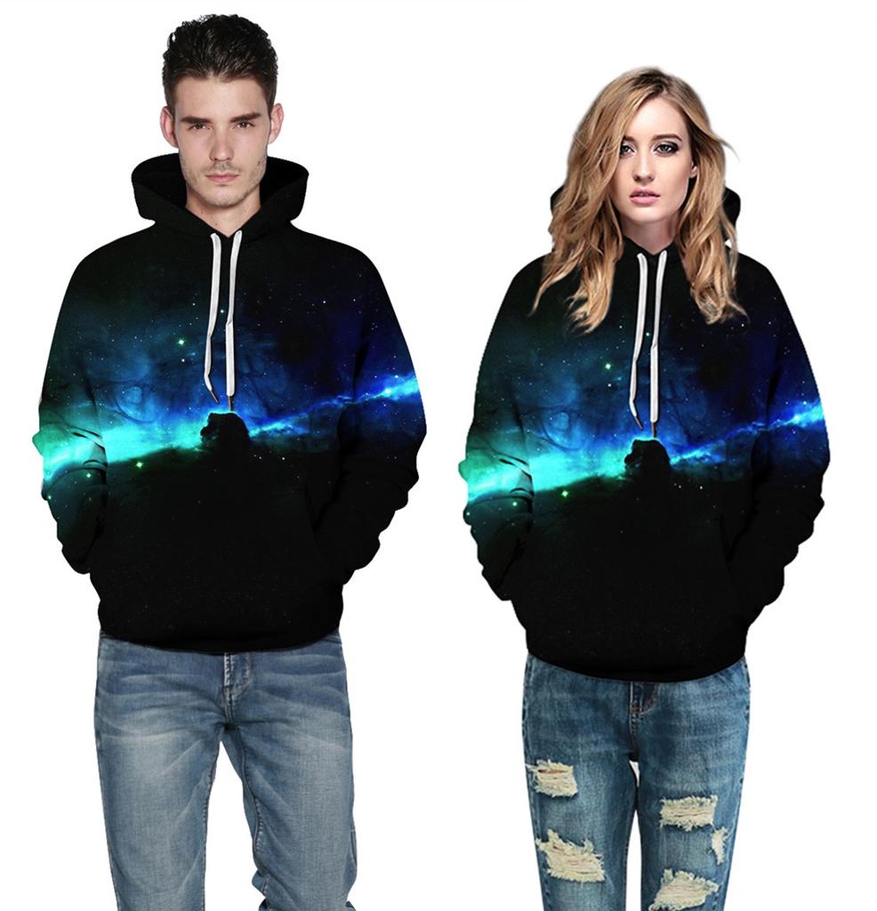 Premium Women/men 3d Whirl Hypnosis Print Galaxy Hoodie Sweatshirt For Ultimate Comfort And Style
