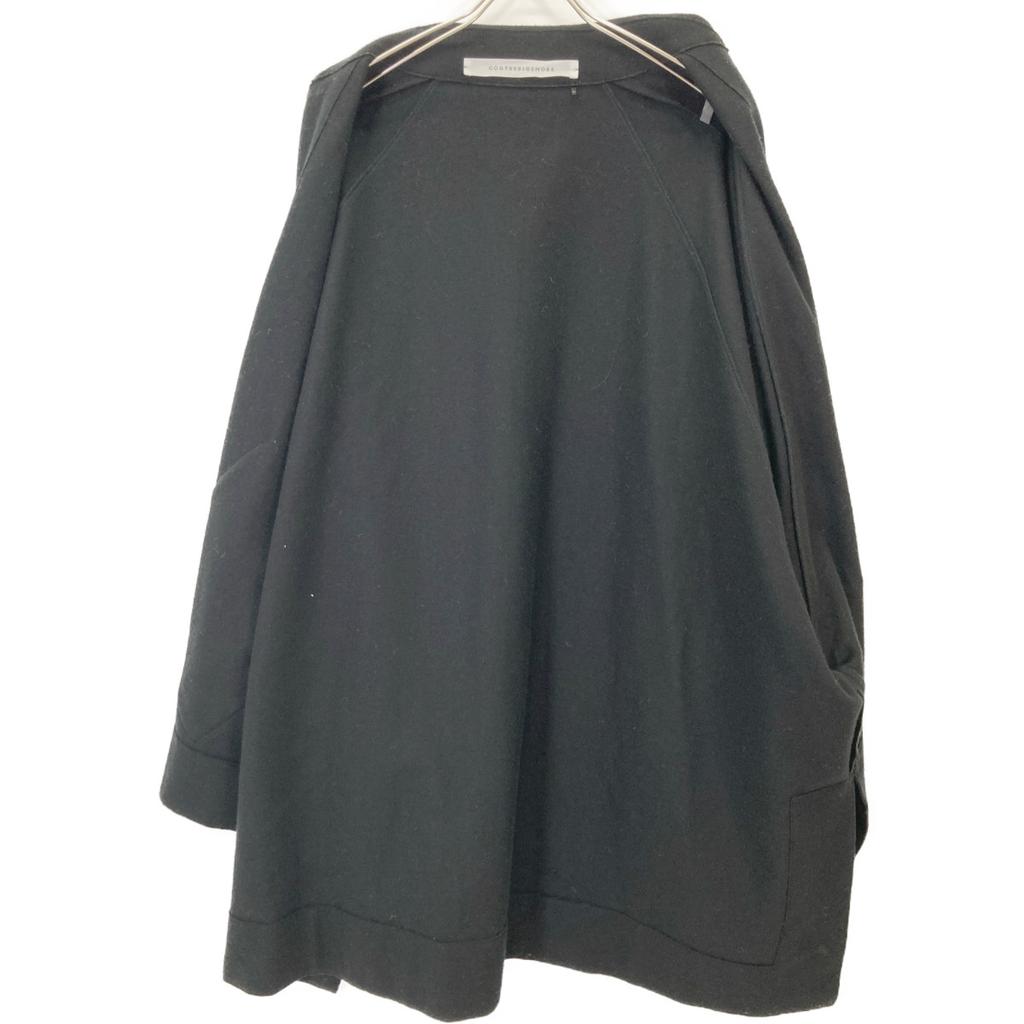 COGTHEBIGSMOKE Black wool square coat coat No description blackUsed