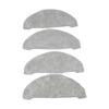 4pcs Mop Cloth Kit Replacement Mopping Cloth For Vexilar W9   Robot Vacuum Cleaner Microfiber Vacuum Cleaner Cloth