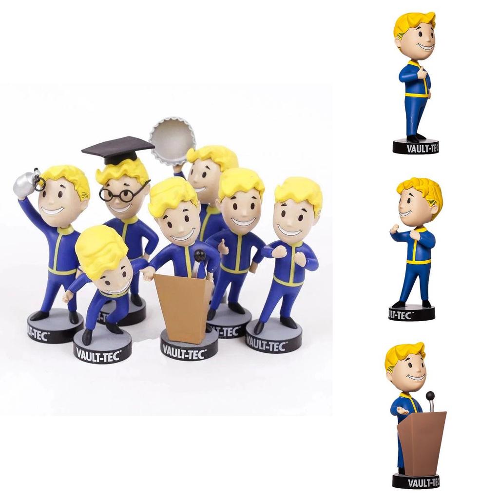 Collectible Fallout 4 Vault Boy Bobblehead Perfect For Gaming And Anime Enthusiasts