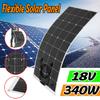 18V 340W 1129*670mmFlexible Monocrystalline Solar Panel Tile Mono Panel Waterproof Camping