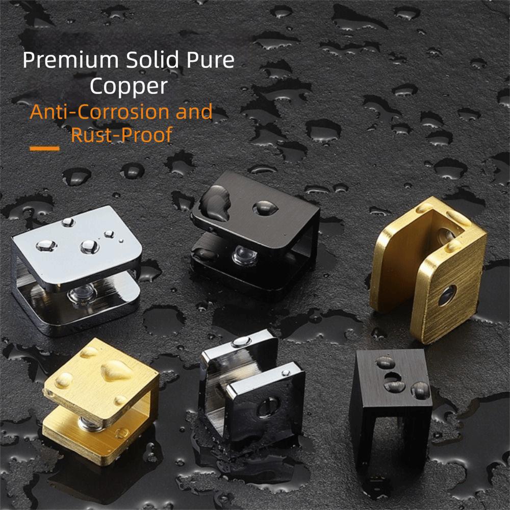 Wall Mount Shelf Wall Mount Shelf Glass Clamps Glass Shelves Clips Glass Clamps  Glass Partitions