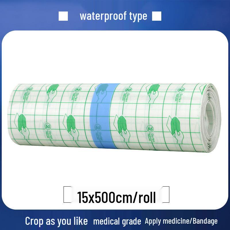 Anqisheng Waterproof Breathable Medical Adhesive Tape - PU Film Wound Dressing Pain Relief Patch for Bathing