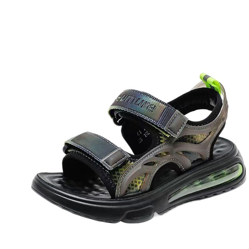 Boys Beach Shoes Handsome Dirt-proof Kids Sandals Open Toes Soft Sole 2025 Summer New Children Casual Shoes Non-slip Trendy