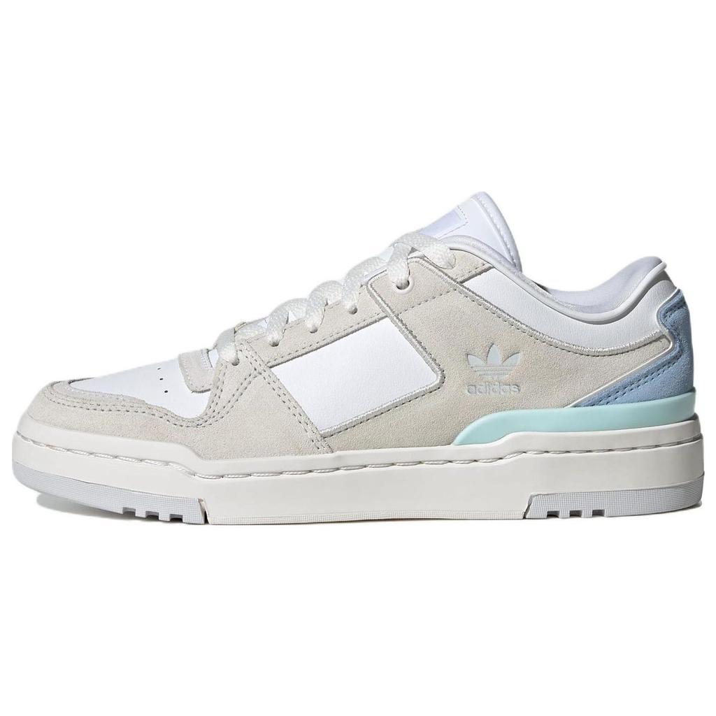 Adidas Originals Forum Luxe Low Trendy Slip Resistant Durable Low Top Skate Shoes Women Sneakers White Blue HQ6269