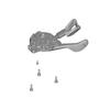 SHIMANO Onarım Parçaları Vites Kolu Ünitesi Y02A98030 (Sağ) SL-RS700