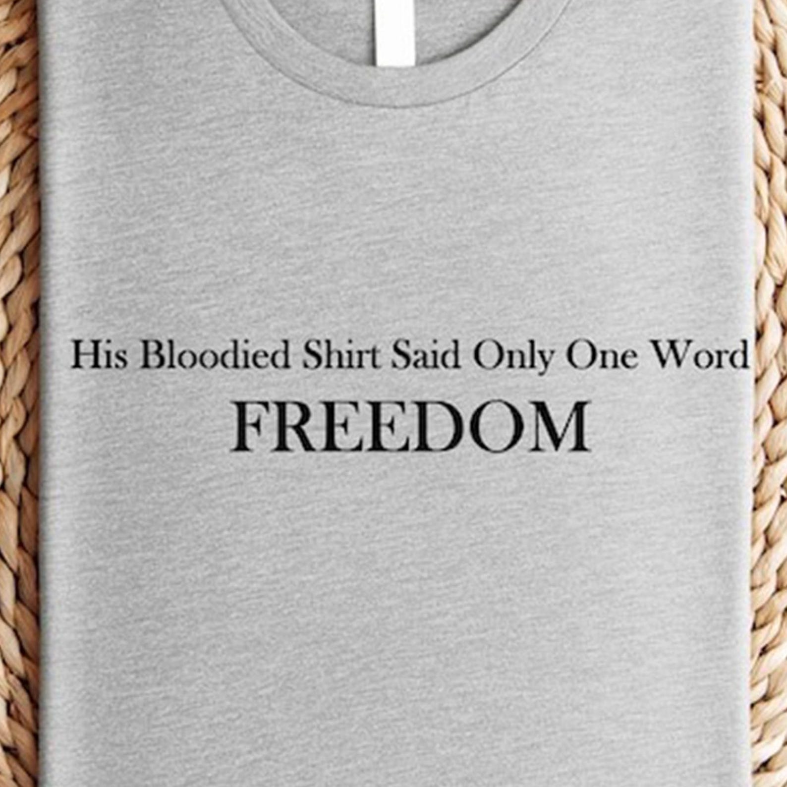 Charlie Kirk Freedom T-Shirt, Minimalist Patriotic Tee, Liberty Graphic Top, America FirsT-Shirt, Conservative Political Statement XL