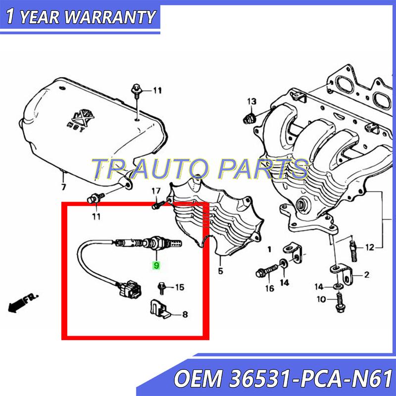 Oxygen Sensor OEM 36531-PCA-N61 36531PCAN61