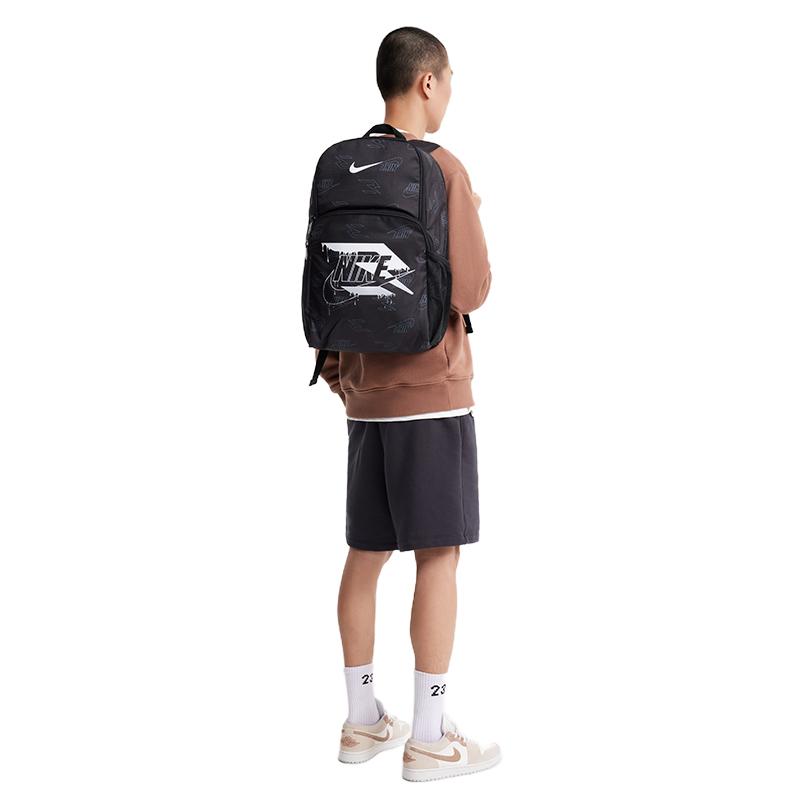 Nike Polyester Backpack Regular Unisex Jet Black Lightweight Casual NY2413024GS-003