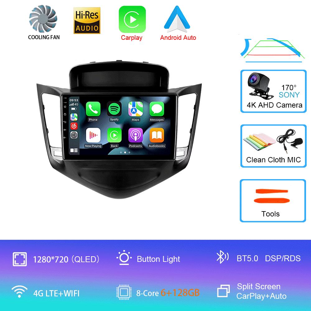 Android 14 Car Radio For Chevrolet Cruze J300 2008 - 2014 Video Player Navigation Stereo GPS