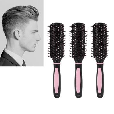 3pcs Professional Hair Brush Rounded Comb Teeth Detangling Hair Brush Hair Comb Brush  For Women