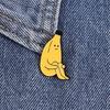 Unusual Sitting Banana Man Brooch Sturdy Alloy Pin To Showcase Your Playful Side