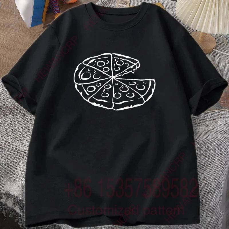 Daddy and Me Parent Child Set Mom and Me Pizza Set Tshirt Mens Tracksuit Round Neck Short Sleeves Casual Cotton Pullover