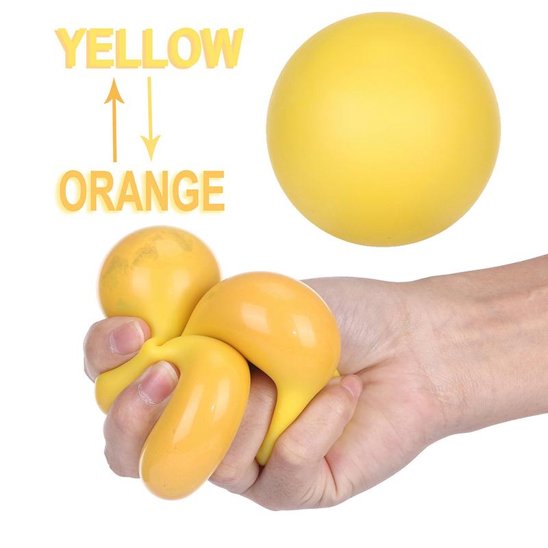 Colorful Vent Ball Safe Squeeze Fidget Toy Adorable Anti-stress Ball TPR Colored Vent Ball Toy Squeezing Toys Relieve Stress