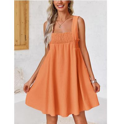 Damen Sommer Freizeitkleider Strandkleider