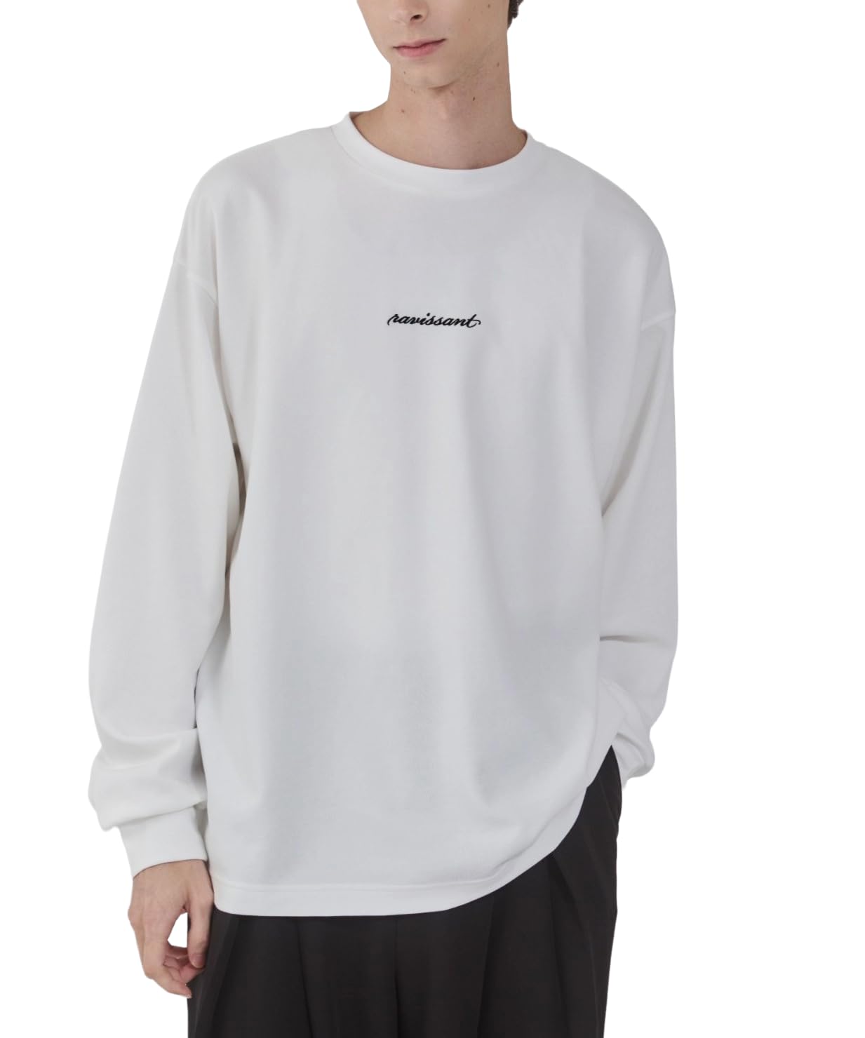 

WEGO AIRFUNCTION Simple Logo Size White Men s T-Shirt (LS), M, белый