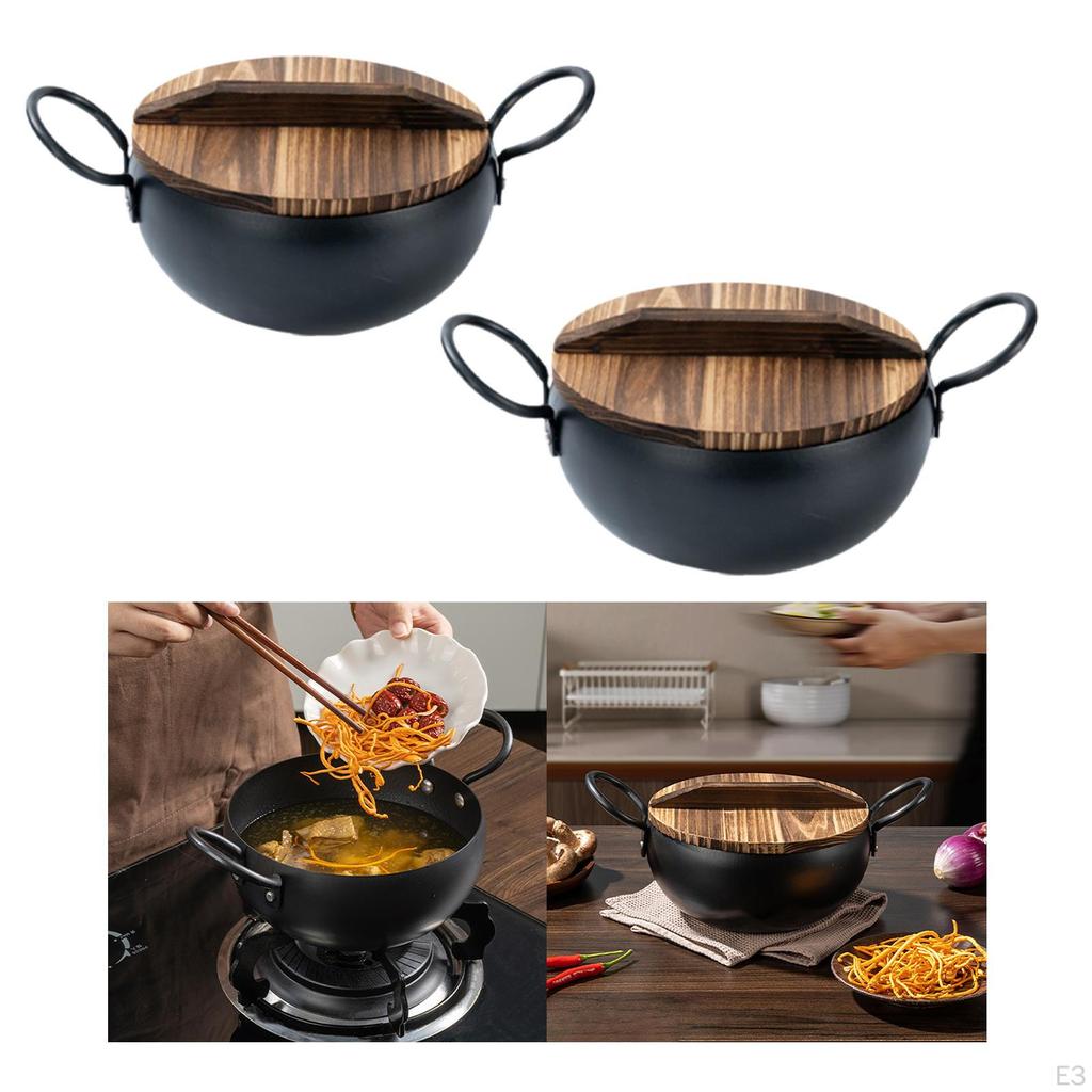 Heavy Duty Stock Pot with Lid for Noodles And Soup Cooking