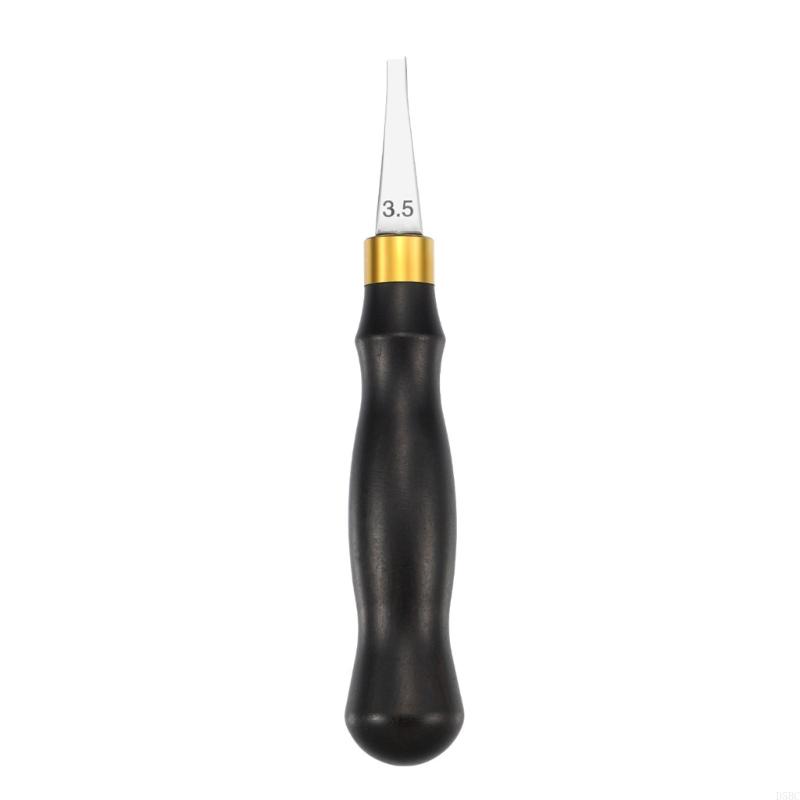 2.0 2.5 3.5 4.5 5.0mm Leather Edges Crafting Tool Leather Edges Creaser with Handle Leather Craft Tool