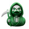 Scythe Skeleton Duck Figurine Resin Gothic Duck Ornament Skeleton Duck Collectible Statue for Halloween Decor Home Office Desk