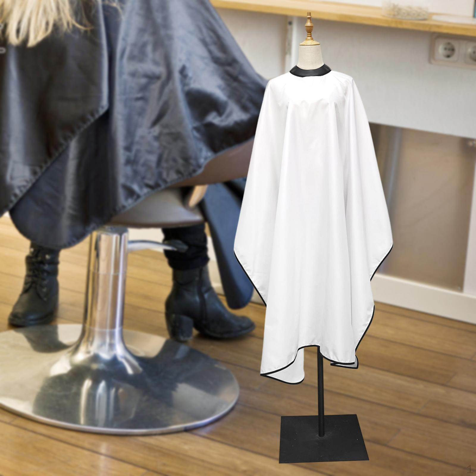 

Перукарський плащ, фартух для стрижки та макіяжу для чоловіків, жінок, водонепроникний, професійний, для салону, перукарні білий